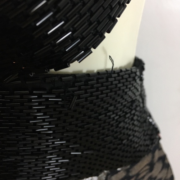 La Femme Backless Prom Dress Black Silver 14734 - Picture 6 of 9